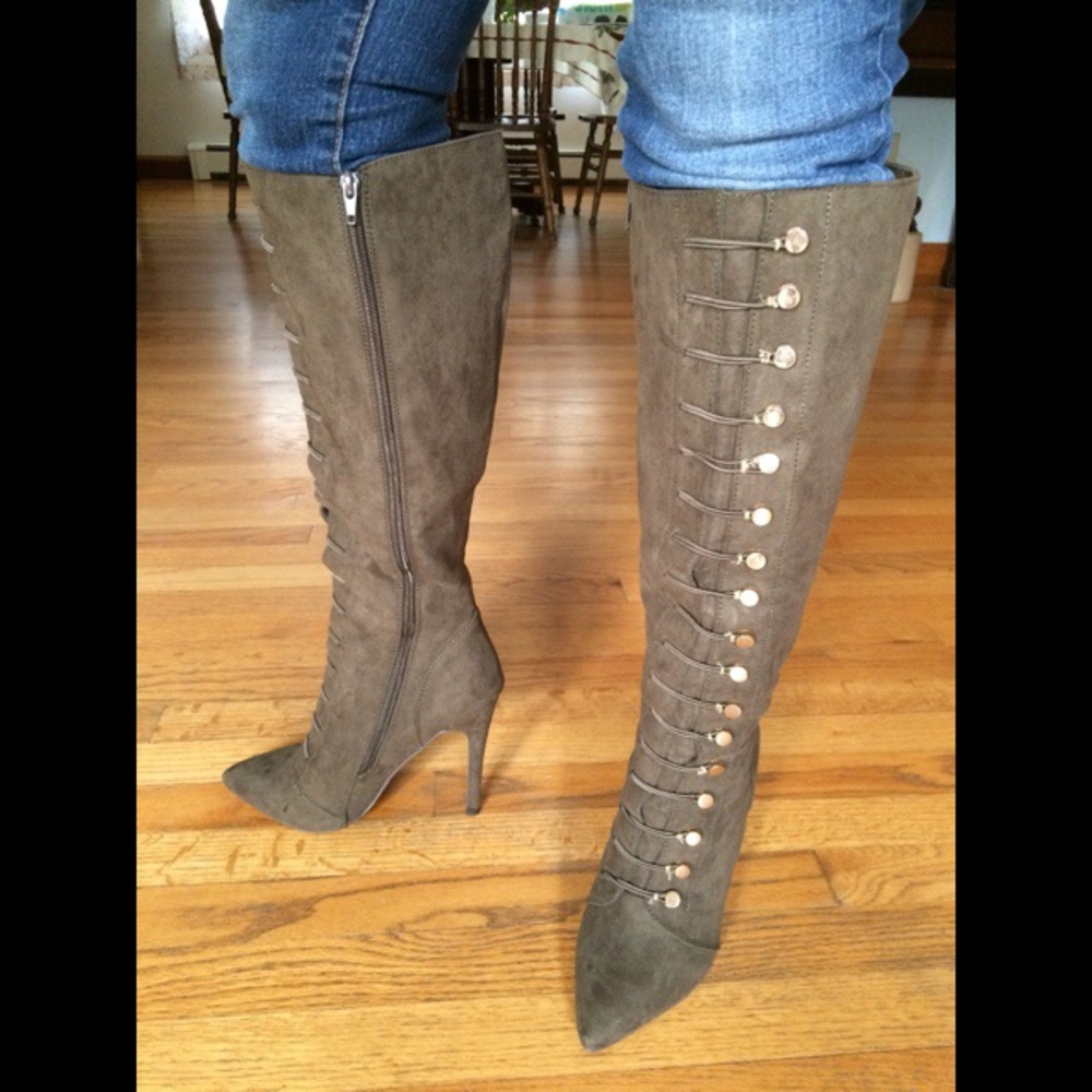 JustFab knee-high boots